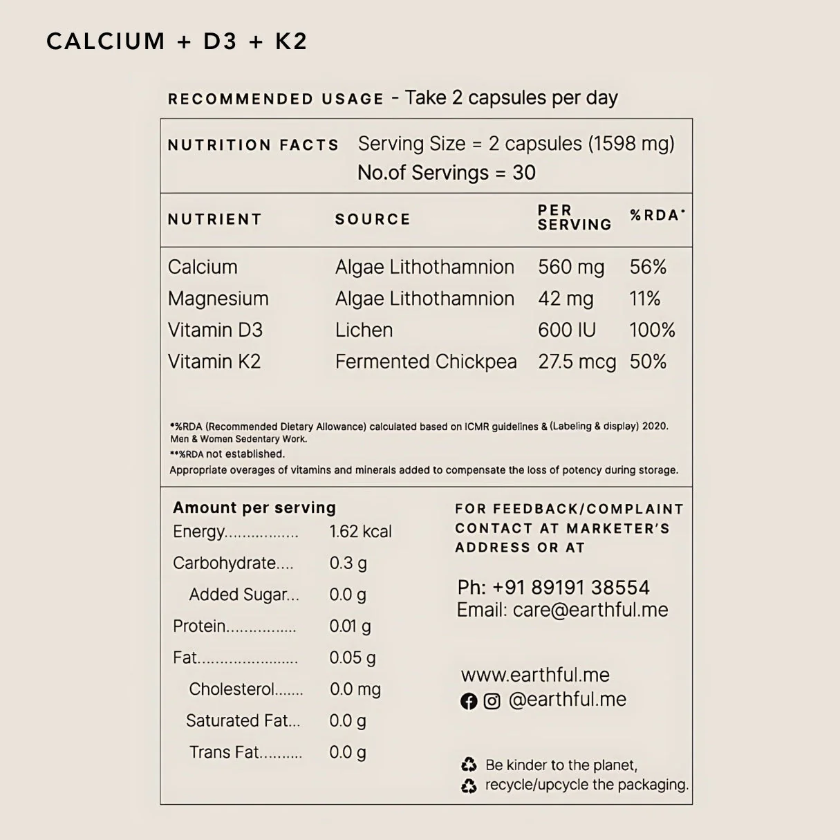 Multivitamin Women 40+ & Calcium+D3+K2 - Image 3